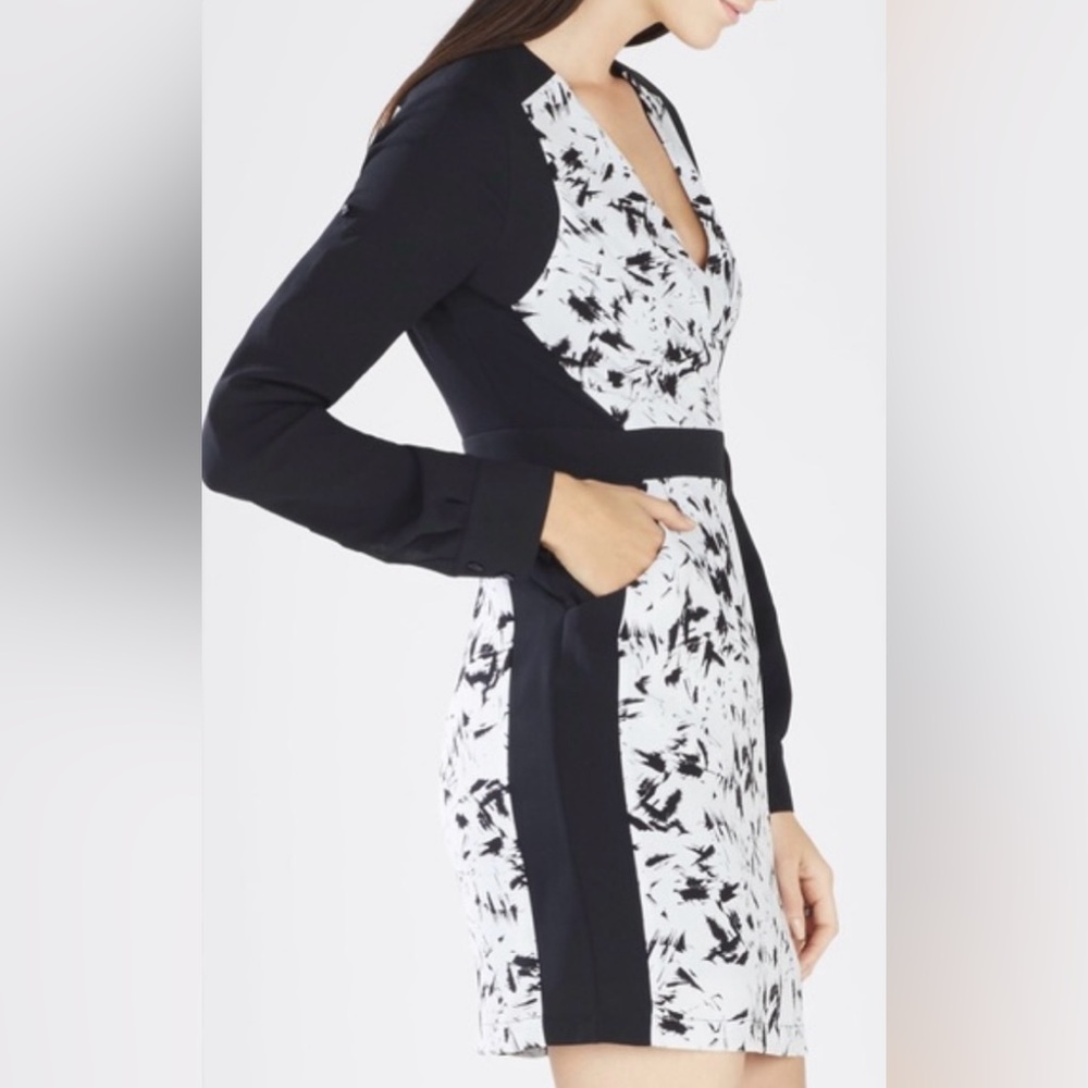 BCBG “Alysson” cocktail/party long sleeve dress 
Size: 0